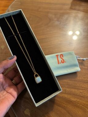 Taylor Swift Life of a Showgirl Opalite Lock Necklace!